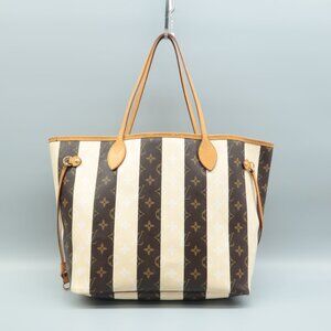 Louis Vuitton Neverfull Brown&Beige MM Monogram Canvas Shoulder Bag